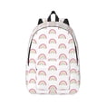 thumbnail image 1 of Balery Rainbow Vintage Canvas Backpack for Men and Women - Large Capacity, Durable Travel Laptop Bag for School, Work, Hiking, and Outdoor Activities, 1 of 7