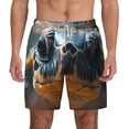 thumbnail image 1 of Balery Realistic Cute Sea Turtle Mens Swim Trunks Swim Shorts for Men Quick Dry Inseam Beach Shorts with Compression Liner Pocket-X-Large, 1 of 9