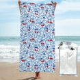 thumbnail image 1 of Balery Red Cherries Print Towels - Luxurious Jumbo Bath Sheet - Highly Absorbent and Quick Dry Extra Large Bath Towel - Super Soft Hotel Quality Towel-31.5"x63", 1 of 8