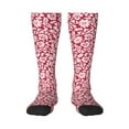 thumbnail image 1 of Balery Red Flowers Fun Novelty Socks Men'S Women'S Crew Socks Funny Crazy Novelty Socks Quirky And Cool Socks, 1 of 9