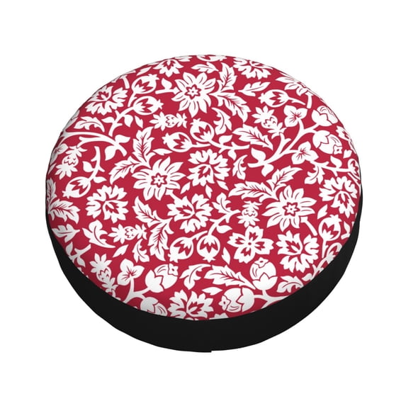 Balery Red Flowers Tire Covers - Tough Tire Wheel Protector for Truck, SUV, Trailer, Camper, RV -15 inch