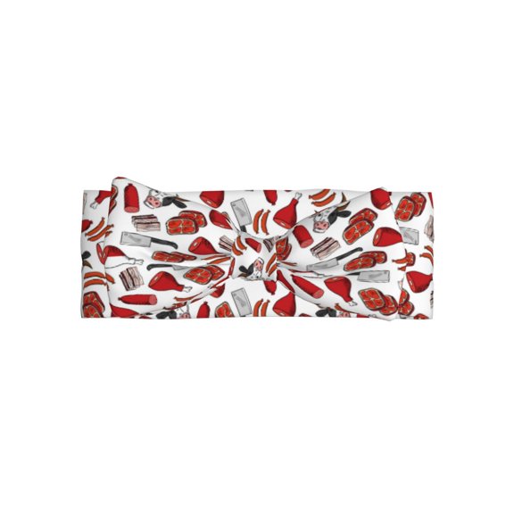 Balery Red Food Pattern Baby Headbands Hairbands Hair Bow Elastics for Baby Girls Newborn Infant Toddlers Kids