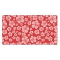thumbnail image 1 of Balery Red Hibiscus Flower Mouse Pad ,15.8x29.5 In Large Gaming Mouse Pad Desk Mat Long Non-Slip Rubber Stitched Edges,Waterproof Mousepad Desk Mat For Gamer Office Home, 1 of 9