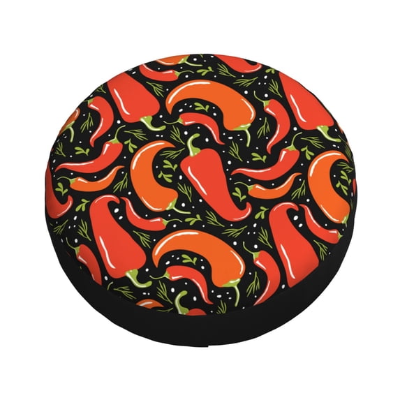 Balery Red Hot Chili Tire Covers - Tough Tire Wheel Protector for Truck, SUV, Trailer, Camper, RV -16 inch