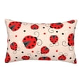 thumbnail image 1 of Balery Red Ladybug Bedding Queen Pillow Cases - Envelope Closure - Soft Brushed Microfiber Fabric - Shrinkage and Fade Resistant Pillow Cases-16"x24", 1 of 9