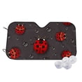 thumbnail image 1 of Balery Red Ladybugs Print Car Windshield Sun Shade,Windshield Sunshade for Car Pickup Truck SUV Accessories-Medium, 1 of 7
