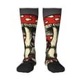 thumbnail image 1 of Balery Red Mushrooms Printed Novelty Socks Men's Women's Crew Socks Sports Socks Knee High Socks Cotton Socks Quirky and Cool Socks, 1 of 9