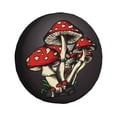 thumbnail image 1 of Balery Red Mushroomstire Cover Waterproof Dust-Proof, Universal Spare Wheel Tire Cover For Trailer, Rv, Suv Truck And Vehicle Camper Accessories-15 Inch, 1 of 9