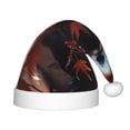 thumbnail image 1 of Balery Red Panda Autumn Branches Pattern Santa Hat Christmas Hat Funny Christmas Hat Christmas Knitted Beanie Hat For Kids, 1 of 6