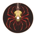 thumbnail image 1 of Balery Red Skull Spider Printed Christmas Tree Skirt , Merry Christmas Party Christmas Tree Decoration,Adjustable Tree Skirt-36", 1 of 6