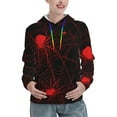 Balery Red Spider On The  Pattern Womens Long Sleeve Hoodie