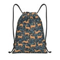 thumbnail image 1 of Balery Reindeer Pattern Drawstring Backpack Bag Sport Gym Sackpack Cinch Bags Pattern Drawstring Backpack Bag Sport Gym Sackpack Cinch Bags -Small, 1 of 6