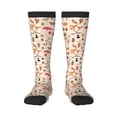 thumbnail image 1 of Balery Retro Autum Mushrooms Fun Novelty Socks Men'S Women'S Crew Socks Funny Crazy Novelty Socks Quirky And Cool Socks, 1 of 9