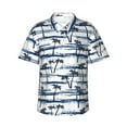 thumbnail image 1 of Balery Retro Coconut Tree Print Men's Hawaiian Shirts Short Sleeve Beach Shirt Relaxed Fit Vacation Button Down Shirts-, 1 of 9