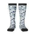 thumbnail image 1 of Balery Retro Coconut Tree Printed Novelty Socks Men's Women's Crew Socks Sports Socks Knee High Socks Cotton Socks Quirky and Cool Socks, 1 of 9