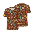 thumbnail image 1 of Balery Retro Coffee Baseball Jersey for Men Casual Button Down Shirts Short Sleeve Active Team Sports Uniform-Large, 1 of 9