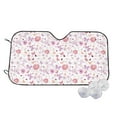 thumbnail image 1 of Balery Retro Floral Print Car Windshield Sun Shade,Windshield Sunshade for Car Pickup Truck SUV Accessories-Medium, 1 of 7