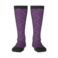 thumbnail image 1 of Balery Retro Florals Purple Fun Novelty Socks Men'S Women'S Crew Socks Funny Crazy Novelty Socks Quirky And Cool Socks, 1 of 9