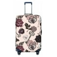 thumbnail image 1 of Balery Retro Red Black Roses Luggage Cover Protector, Scratch And Dirt Resistant, Fits 18-32 Inch Luggage - X-Large, 1 of 9