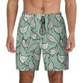 thumbnail image 1 of Balery Retro Rooster4 Mens Swim Trunks Swim Shorts for Men Quick Dry Inseam Beach Shorts with Compression Liner Pocket-3X-Large, 1 of 9