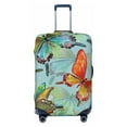 thumbnail image 1 of Balery Retro Seamless Flying Butterflies Luggage Cover Protector, Scratch And Dirt Resistant, Fits 18-32 Inch Luggage -, 1 of 9