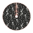 thumbnail image 1 of Balery Retro Skeleton Dancing On Halloween Party Printed Christmas Tree Skirt , Merry Christmas Party Christmas Tree Decoration,Adjustable Tree Skirt-48", 1 of 6