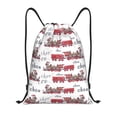 thumbnail image 1 of Balery Retro Train Pattern Drawstring Backpack Bag Sport Gym Sackpack Cinch Bags Pattern Drawstring Backpack Bag Sport Gym Sackpack Cinch Bags -Medium, 1 of 6