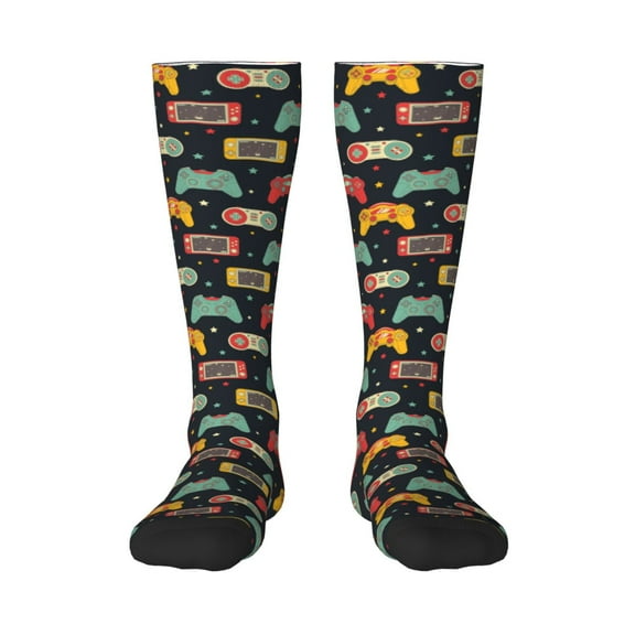 Balery Retro Video Game Fun Novelty Socks Men'S Women'S Crew Socks Funny Crazy Novelty Socks Quirky And Cool Socks