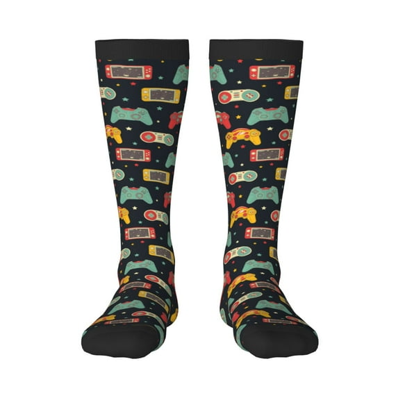 Balery Retro Video Game Fun Novelty Socks Men'S Women'S Crew Socks Funny Crazy Novelty Socks Quirky And Cool Socks
