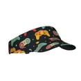 thumbnail image 1 of Balery Retro Video Game Sport Wear Athletic Visor Sun Sports Visor Hat Visor Adjustable Cap for Women and Men (One Size), 1 of 8