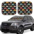 thumbnail image 1 of Balery Retro Video Game Sun Shield 2 Pack For Car Front Windows Foldable Sun Visor Protector Blocks Max Uv Rays And Keeps Your Vehicle Cool For Most Sedans Suv Truck, 1 of 7
