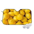 thumbnail image 1 of Balery Ripe Yellow Lemon Print Car Windshield Sun Shade,Windshield Sunshade for Car Pickup Truck SUV Accessories-Small, 1 of 7