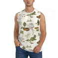 thumbnail image 1 of Balery Road Trip Men's Sleeveless Muscle Shirts Workout Tank Top, Moisture Wicking, Odor Protection-, 1 of 8