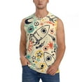 thumbnail image 1 of Balery Rockets Men's Sleeveless Muscle Shirts Workout Tank Top, Moisture Wicking, Odor Protection-Large, 1 of 8