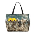 thumbnail image 1 of Balery Roman Chariot Horse Race Beach Travel Bag - Water-Resistant, Large Capacity Lightweight Tote with 7 Pockets for Women and Men - Perfect for Beach, Pool, Gym, and Travel, 1 of 7