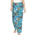 thumbnail image 1 of Balery Rooster And Chickens print Women's Pajama Pants,Ultra Lightweight Pjs,Lounge Pant-XX-Large, 1 of 9
