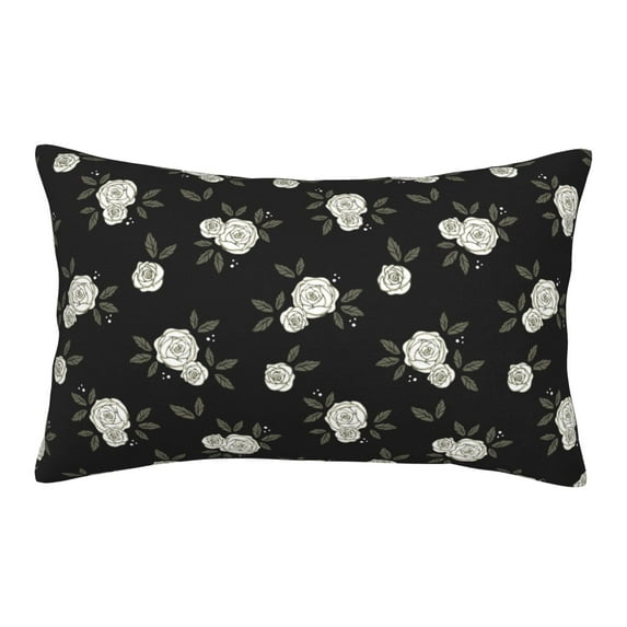 Balery Rose Flowers Bedding Queen Pillow Cases - Envelope Closure - Soft Brushed Microfiber Fabric - Shrinkage and Fade Resistant Pillow Cases-14"x20"
