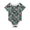 thumbnail image 1 of Balery Rose Flowers Pattern Baby Climbing Clothes Infant Bodysuit Cute Infant Bodysuit Baby Romper-18 Months, 1 of 7