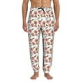 Balery Rose Flowers Pattern Joggers for Men Athletic Workout Sweatpants