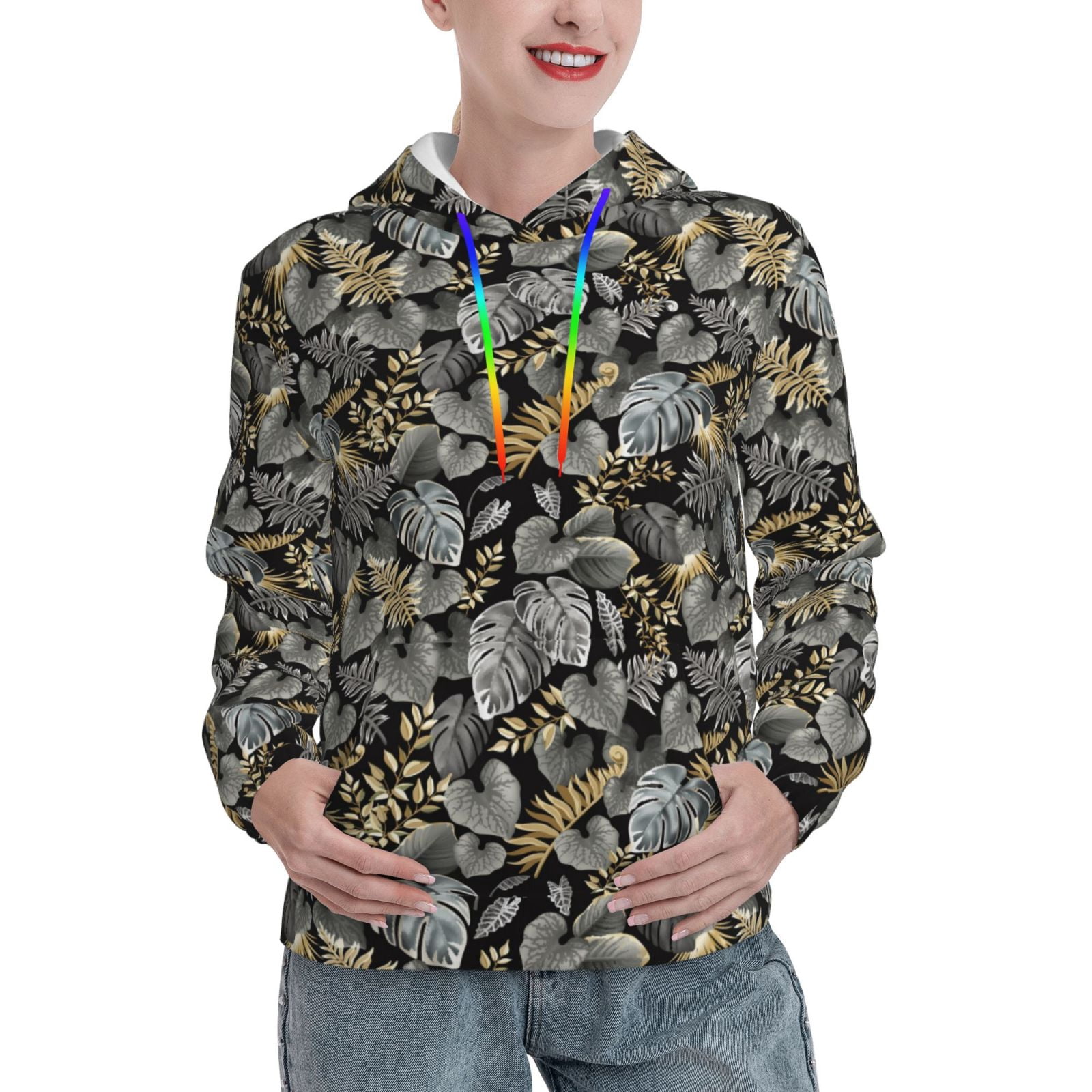 Sidefeel Women's Long Sleeve Hoodie Sweatshirt – Cozy Pullover With Kangaroo Pocket, Casual Everyday Wear - View #10