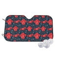 thumbnail image 1 of Balery Rose Flowers Print Car Windshield Sun Shade,Windshield Sunshade for Car Pickup Truck SUV Accessories-Medium, 1 of 7