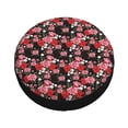 thumbnail image 1 of Balery Rose Flowers Tire Covers - Tough Tire Wheel Protector for Truck, SUV, Trailer, Camper, RV -14 inch, 1 of 8