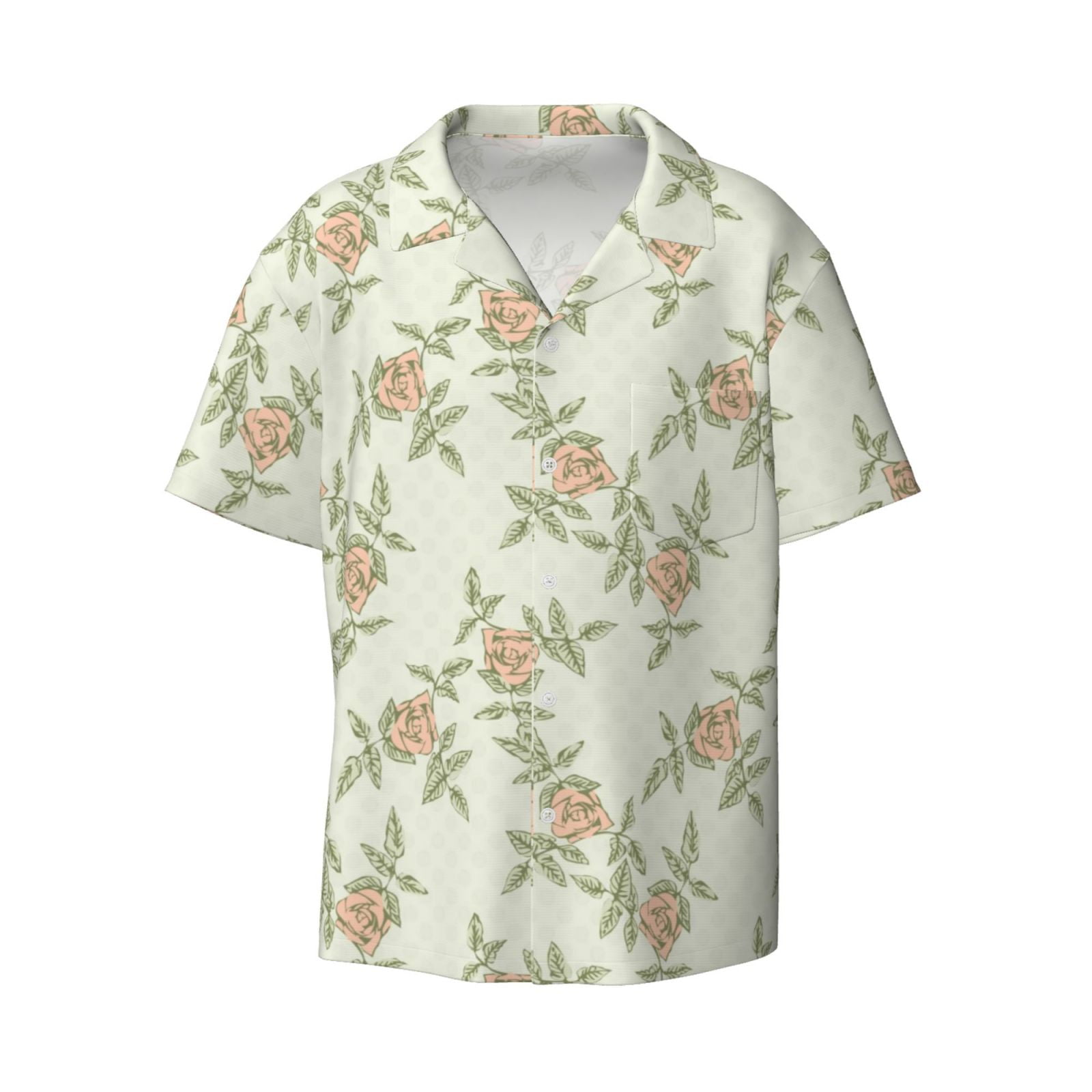 Balery Rose Men's Casual Button Down Shirt Short Sleeve Textured Summer ...