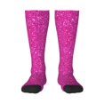 thumbnail image 1 of Balery Rose Red Glitter Fun Novelty Socks Men'S Women'S Crew Socks Funny Crazy Novelty Socks Quirky And Cool Socks, 1 of 9