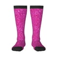 thumbnail image 1 of Balery Rose Red Glitter Fun Novelty Socks Men'S Women'S Crew Socks Funny Crazy Novelty Socks Quirky And Cool Socks, 1 of 9