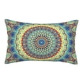 thumbnail image 1 of Balery Round Mandala1 Bedding Queen Pillow Cases - Envelope Closure - Soft Brushed Microfiber Fabric - Shrinkage and Fade Resistant Pillow Cases-16"x24", 1 of 9