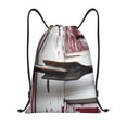 thumbnail image 1 of Balery Rustic Door Handle Closeup Pattern Drawstring Backpack Bag Sport Gym Sackpack Cinch Bags Pattern Drawstring Backpack Bag Sport Gym Sackpack Cinch Bags -Small, 1 of 6