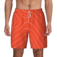 thumbnail image 1 of Balery Salmon Fish Meat Mens Swim Trunks Swim Shorts for Men Quick Dry Inseam Beach Shorts with Compression Liner Pocket-Small, 1 of 9