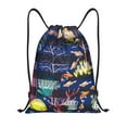 thumbnail image 1 of Balery Sea Inhabitans and Herb Pattern Drawstring Backpack Bag Sport Gym Sackpack Cinch Bags Pattern Drawstring Backpack Bag Sport Gym Sackpack Cinch Bags -Small, 1 of 6