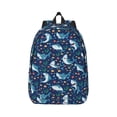 thumbnail image 1 of Balery Sea Sharks Vintage Canvas Backpack for Men and Women - Large Capacity, Durable Travel Laptop Bag for School, Work, Hiking, and Outdoor Activities, 1 of 7